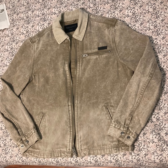 All Saints AllSaints Rothwell Jacket Denim NWOT - Picture 3 of 8